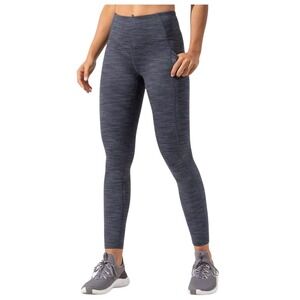 Mondetta Performance Luxury Cropped Leggings Womens Gray Mid Rise Pull On Size S
